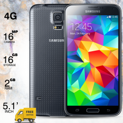 Samsung Galaxy S5 G900F-R, 4G LTE, 16GB, Black